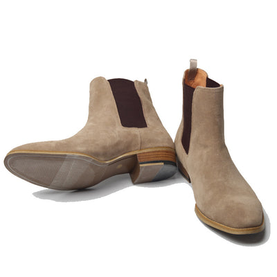 Botas Martin de Gamuza Punta Aguda con Elástico para Hombre - Image 10