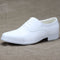 Zapato Formal Hombre Cuero Blanco con Cordones - Punta Afilada Elegancia Clásica
