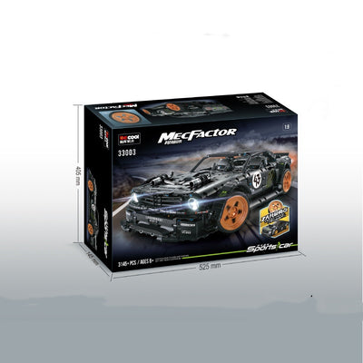 Bloques de Construcción Deportivo - Auto de Carreras Miniatura - Image 4