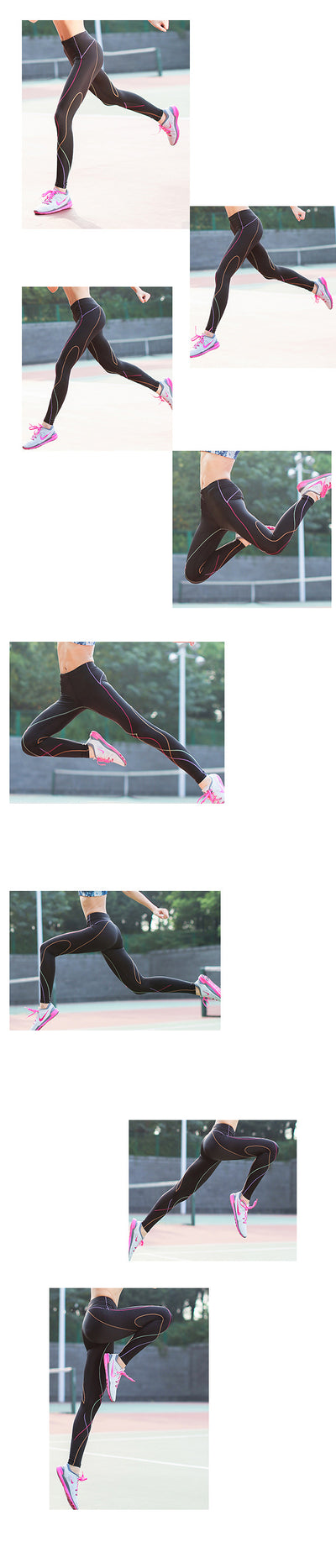 Pantalones de Compresión Yoga para Mujer - Tela Elástica de Alto Rendimiento - Image 6