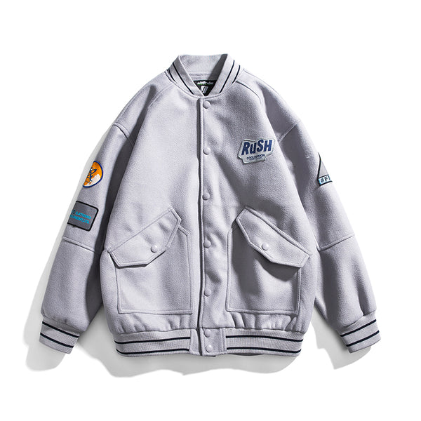 Chaqueta de Béisbol Casual Americana para Hombre