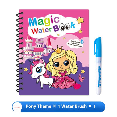 Libro Mágico de Pintura con Agua para Niños - Álbum de Colorear Reutilizable - Image 12