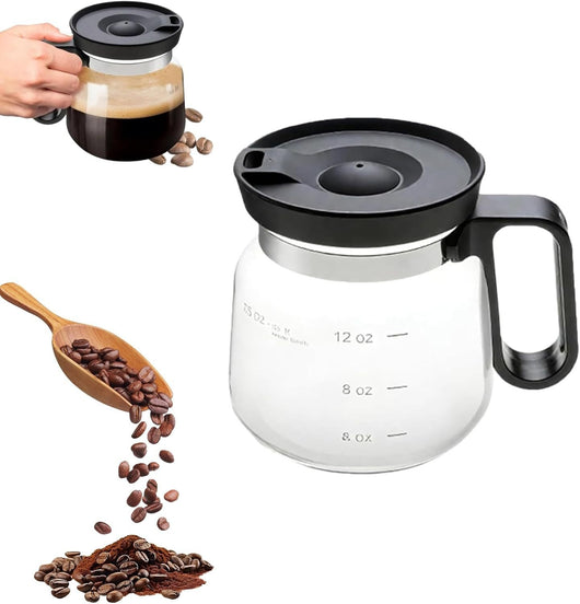 Taza de Café de Vidrio 16 oz con Tapa y Asa - Resistente y Elegante - Image 8