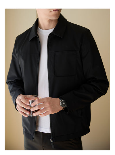 Chaqueta Casual con Cuello de Solapa y Forro Polar Térmico - Image 5