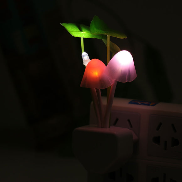 Lámpara Hongo LED con Sensor de Luz, 3 Colores