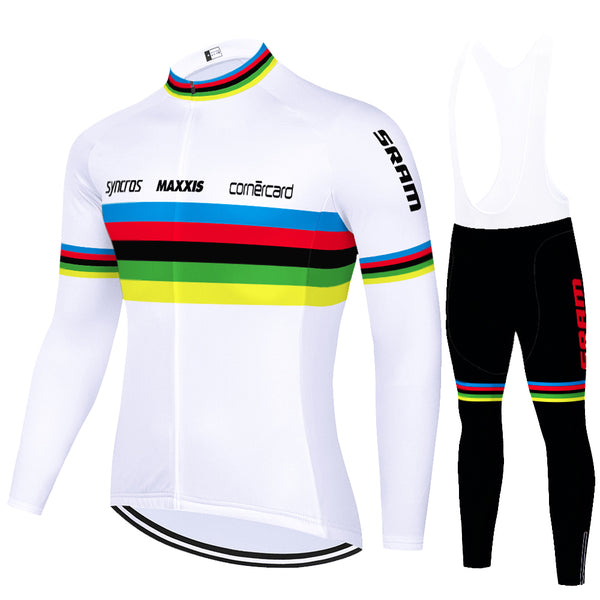 Conjunto de Ciclismo Veraniego de Manga Larga Transpirable
