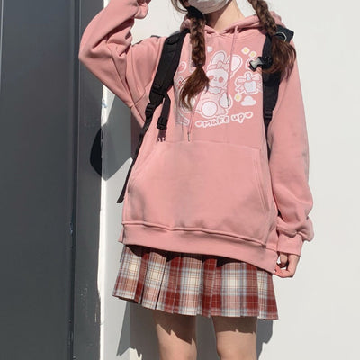 Sudadera con Capucha Mujer Talla Grande Terciopelo Acolchado - Image 3
