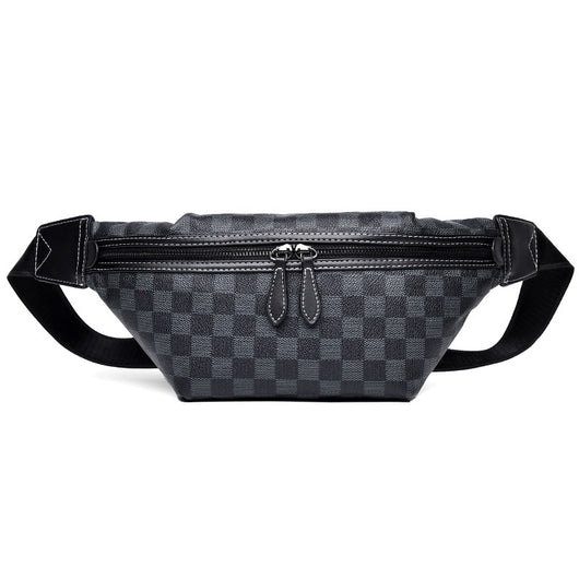 Bolsa Cruzada Cuadriculada para Hombre - Messenger Multiusos con Diseño Moderno - Image 10