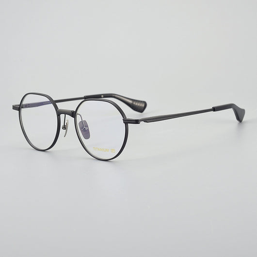 Gafas Vintage Redondas en Titanio Ultra Ligero Puro - Image 6