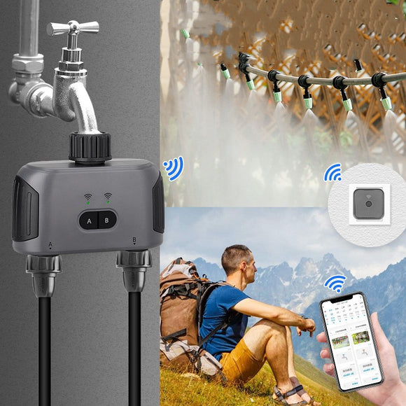 Sistema de Riego Automático Dual con Control Remoto por Móvil