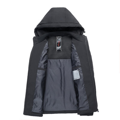 Abrigo de Plumas Holgado para Hombre Talla Grande - Image 5