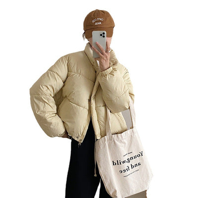 Abrigo Acolchado de Algodón para Mujer - Estilo Urbano Casual - Image 8