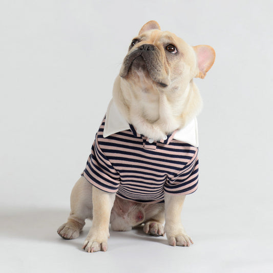Suéter Polar a Rayas para Mascotas - Abrigo Cálido y Casual - Image 2
