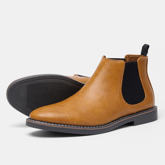Botas Retro de Cuero Genuino para Hombre - Image 11
