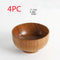 Wooden Bowl 12 Piezas 11 Cm