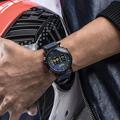Reloj de Cuarzo de Cuero para Hombre - Elegancia Deportiva y Negocios - Image 5