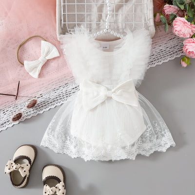Malla Siamesa Triangular con Moño y Diadema Coordinada - Image 17