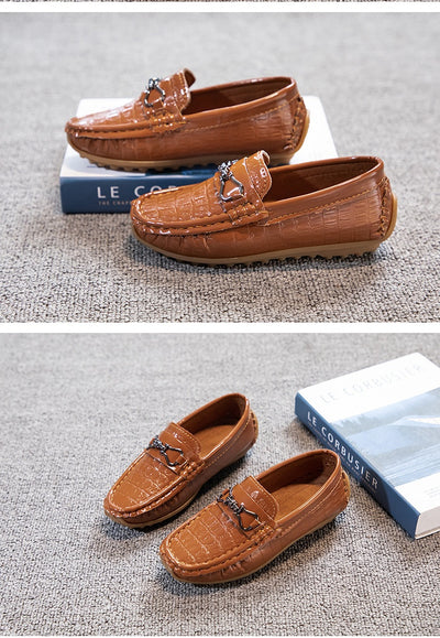 Zapatos de Cuero Estilo Británico para Niños Step On - Image 19