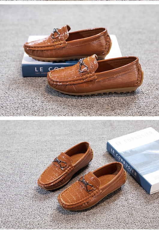 Zapatos de Cuero Estilo Británico para Niños Step On - Image 19