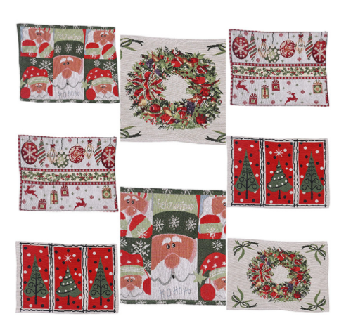 Manteles Individuales de Tela Tejida para Decoración Navideña - Image 11