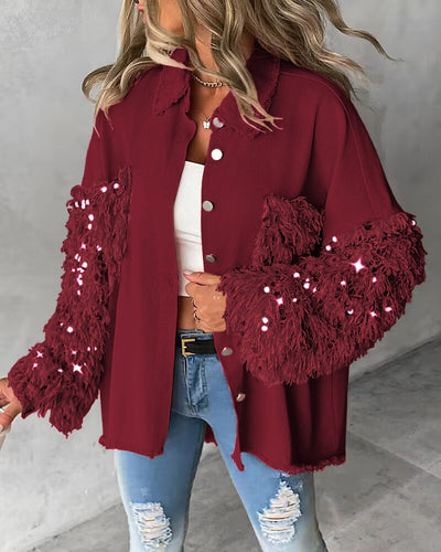 Blusa de Hombros Descubiertos con Patrón Serpentina para Mujer - Image 24