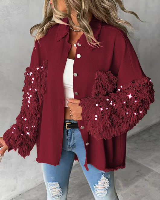 Blusa de Hombros Descubiertos con Patrón Serpentina para Mujer - Image 24