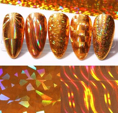 Adhesivos de Uñas Cielo Estrellado - Diseños de Arte Nail Art - Image 8
