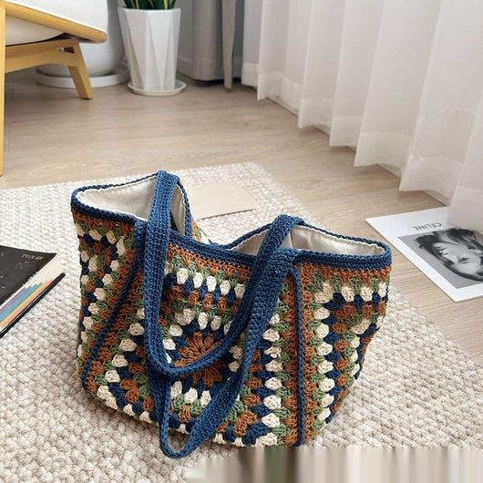 Bolsa de Almacenamiento de Fotos Estilo Vintage Tejida - Image 6