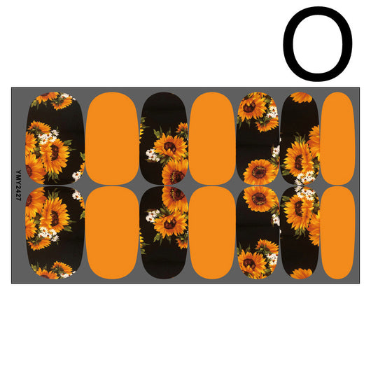 Pegatinas de Uñas Mariposas Hoja de Arce con Adhesivo - Image 30