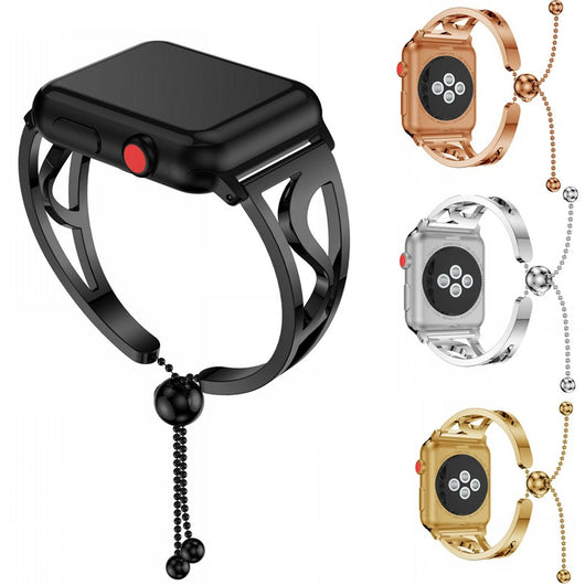 Reloj Pulsera Hueco para Mujer con Correa Metálica