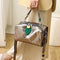 Bolso Mensajero de Cuero Genuino Brillante con Asa Simple