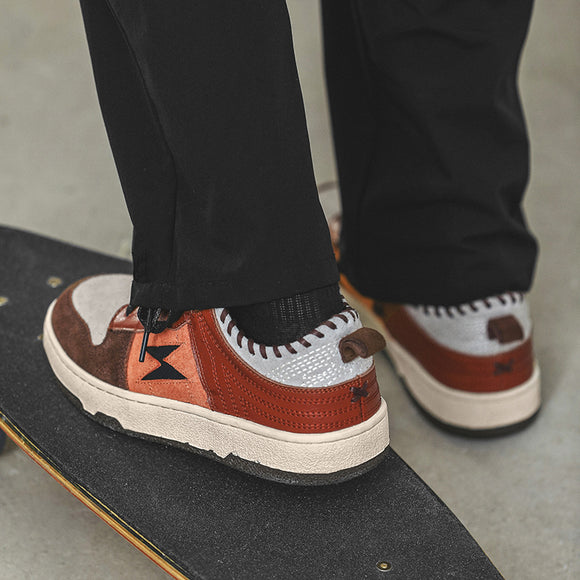 Zapatillas Deportivas Casuales de Gamuza con Parches para Hombre - Invierno