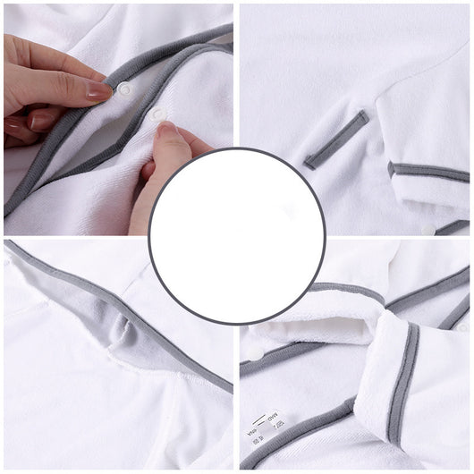 Ropa de Invierno para Mascotas: Pijamas y Batas Absorbentes para Perros y Gatos - Image 5