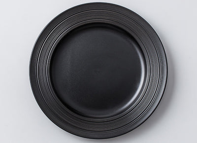 Plato de Restaurante Nórdico con Patrón Cepillado - Image 4