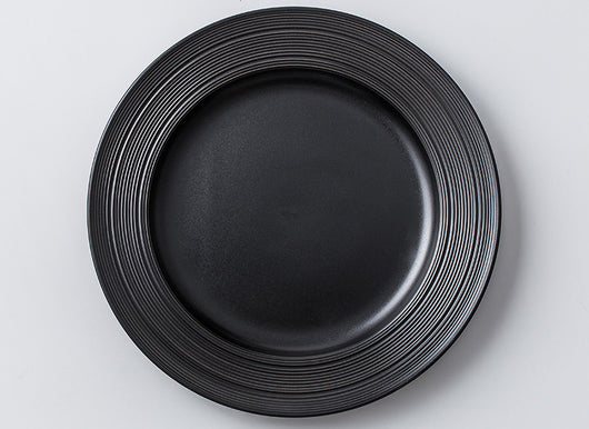Plato de Restaurante Nórdico con Patrón Cepillado - Image 4