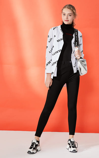 Leggings Negros Ajustados Elásticos Versátiles - Image 12