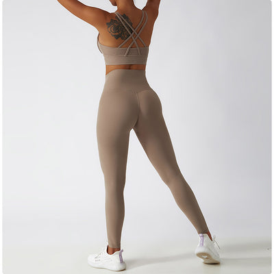 Pantalón Corto Yoga Cintura Alta Levantacaderas Transpirable para Mujer - Image 47