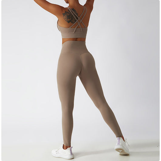 Pantalón Corto Yoga Cintura Alta Levantacaderas Transpirable para Mujer - Image 47