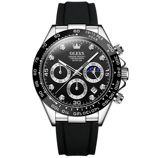 Reloj Deportivo Multifunción con Cronómetro de Cuarzo para Hombre - Image 3