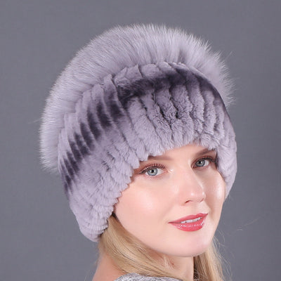 Gorro de Invierno de Piel de Conejo Rex - Abrigo Máximo - Image 2