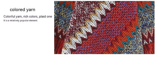 Poncho Étnico Multicolor Cálido para Otoño e Invierno - Image 27