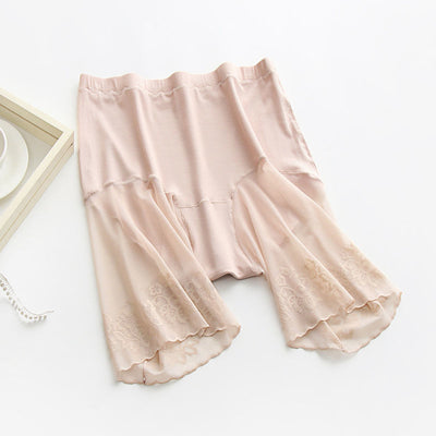 Shorts Leggings Mujer Cintura Alta Algodón Encaje Antitranspiración Verano - Image 11