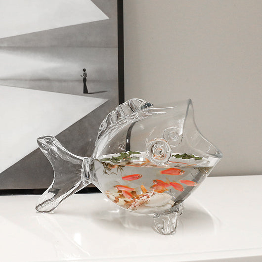 Adornos Decorativos de Vidrio con Forma de Pez para Flores Hidropónicas - Image 8