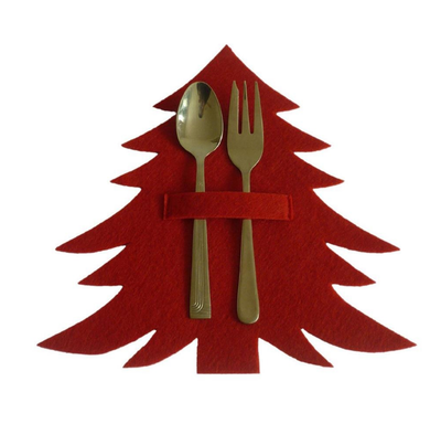 Juego de Cubiertos Navideños Rojo y Verde - Image 2