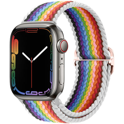 Correa Nylon Trenzada Ajustable para Apple Watch Series 7 - Image 31