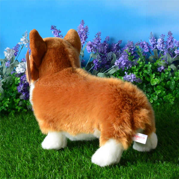 Peluche Corgi Realista - Juguete Simulación Animal Adorable