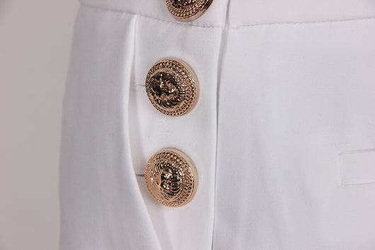 Pantalones Ajustados de Cintura Alta Elegantes y Versátiles - Image 2
