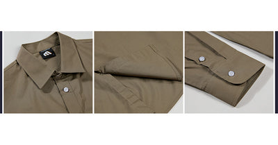Camisa Manga Larga Casual Hombre - Estilo Clásico Otoño - Image 14