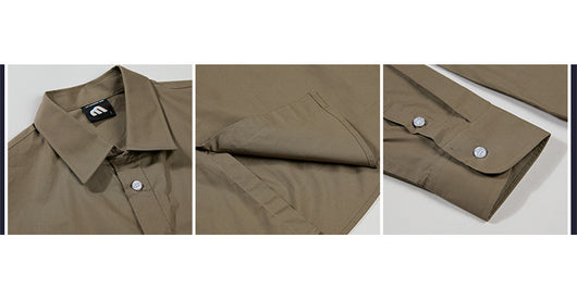 Camisa Manga Larga Casual Hombre - Estilo Clásico Otoño - Image 14