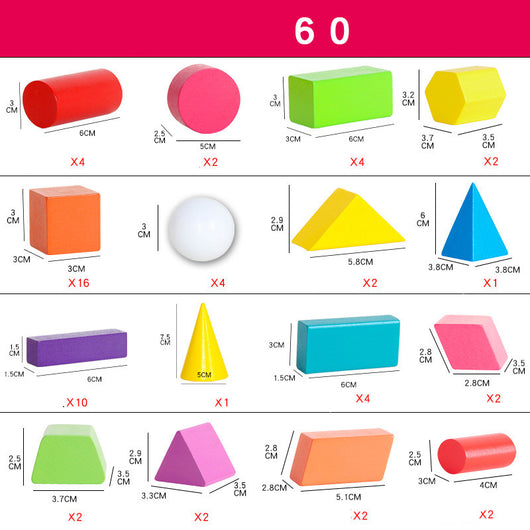 32 Modelos Geométricos Sólidos para Enseñanza de Matemáticas en Primaria - Image 15
